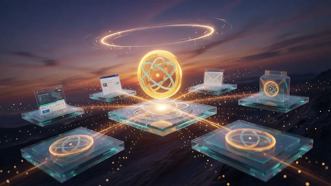 a streamed line communication and connected orb and plate